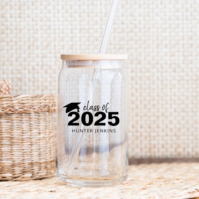 Personalised Graduation Can Glass (Creator Uploaded)