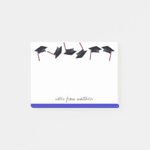 Personalised Graduation Caps Gone Wild Purple Post-it Notes