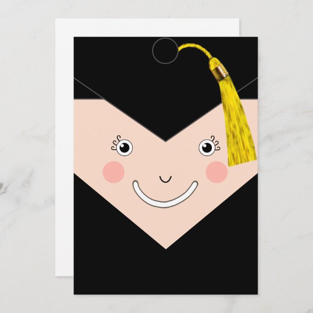 Personalised Graduation Card (Front/Back)