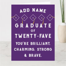 Personalised Graduation Class of 2025