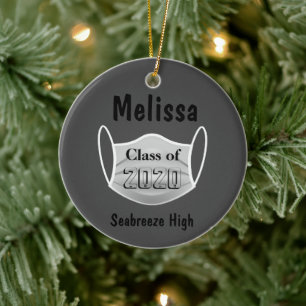 Personalised Graduation During A Pandemic 2020 Ceramic Tree Decoration