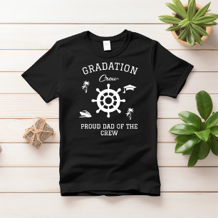 Personalised Graduation Family Cruise Crew Name  T-Shirt