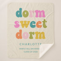 Personalised Graduation Gift Colourful Dorm Quote