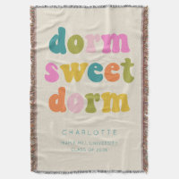 Personalised Graduation Gift Colourful Dorm Quote