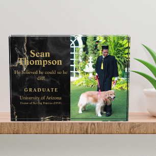 Personalised Graduation Gift For Son Or Grandson Photo Block