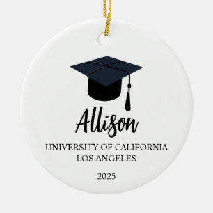 Personalised Graduation Gift, Graduation Ornament, Ceramic Tree Decoration