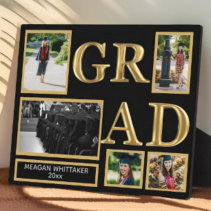 Personalised Graduation Gift Photo Collage Plaque