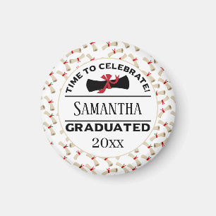 Personalised Graduation Gift Time To Celebrate Magnet