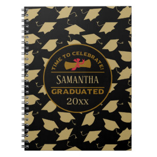 Personalised Graduation Gift Time To Celebrate Notebook