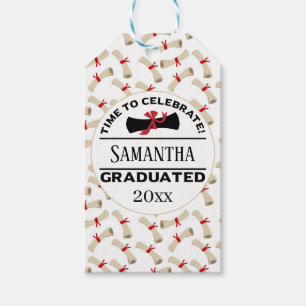 Personalised Graduation Gift   Time To Celebrate Tags