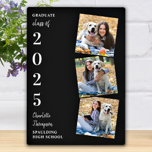 Personalised Graduation Keepsake Photo Collage Plaque
