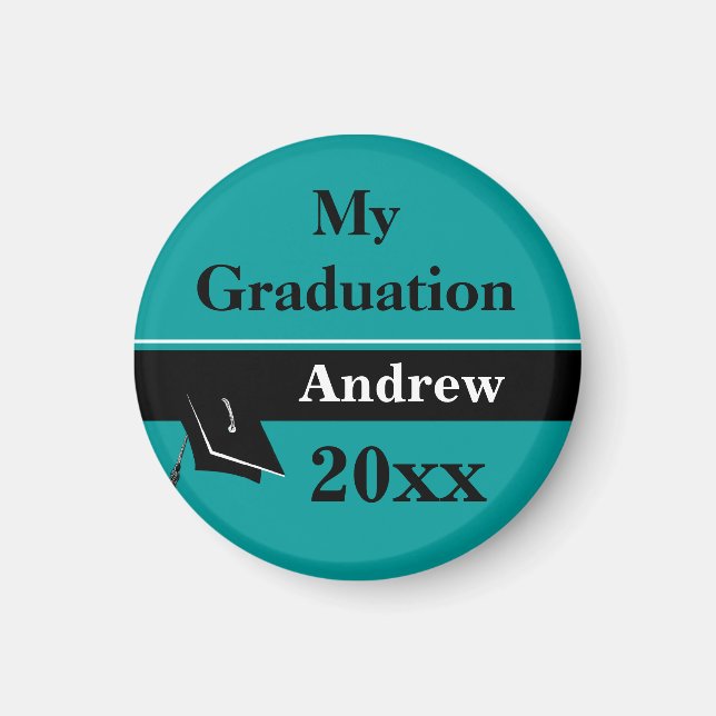 Personalised Graduation Keepsakes Magnet (Front)