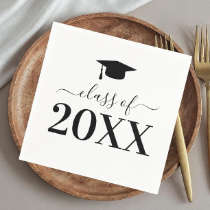 Personalised Graduation Party Class of 2025 Grad Napkin