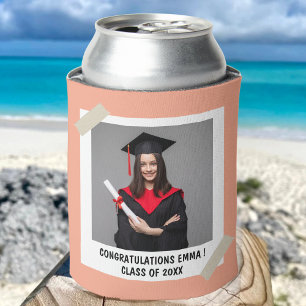 Personalised Graduation Party Favour Class of 2025 Can Cooler
