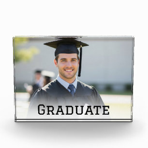 Personalised Graduation Photo Keepsake Memory Gift Block