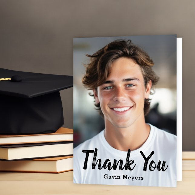 Personalised Graduation Photo Thank You Card (Creator Uploaded)