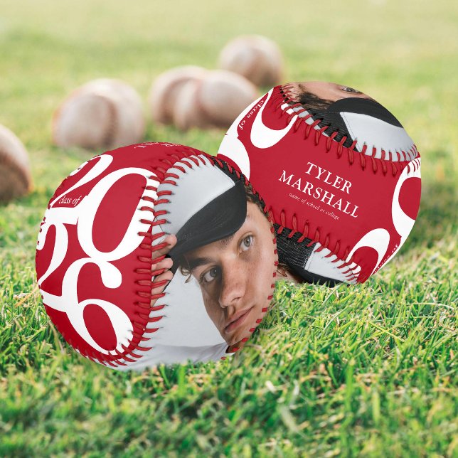 Personalised Graduation Senior 2026 Photo Baseball (Creator Uploaded)