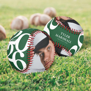 Personalised Graduation Senior 2026 Photo Baseball
