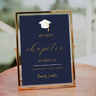Personalised Graduation Tabletop Sign Class of 202 Plaque