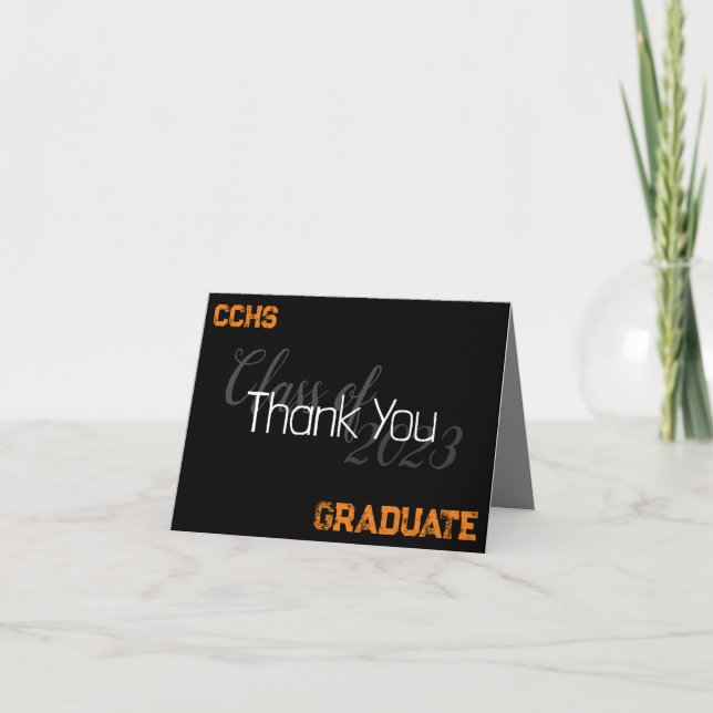 Personalised Graduation Thank You Cards (Front)