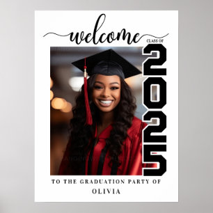 Personalised Graduation Welcome Sign Custom Photo