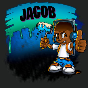 Personalised Graffiti Boy T-Shirt