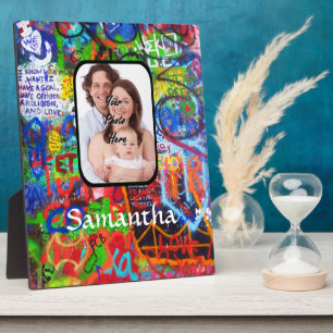 Personalised graffiti plaque