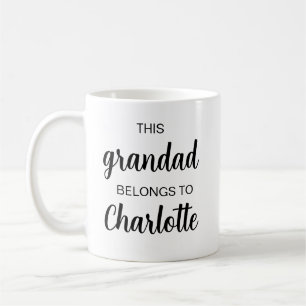 Personalised Grandad Mug, Birthday Gift for Granda Coffee Mug