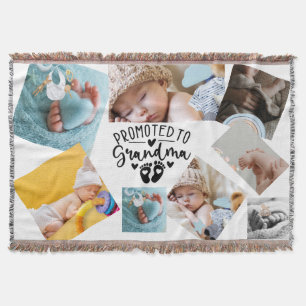 Personalised Grandchild Photo Blanket for Grandma