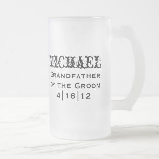 Personalised Grandfather of the Groom Mug
