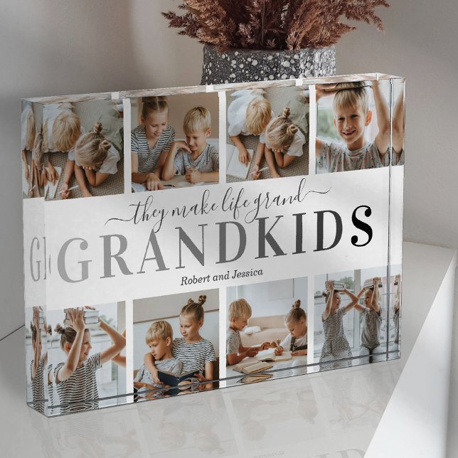 Personalised Grandkids Photo Block (Creator Uploaded)