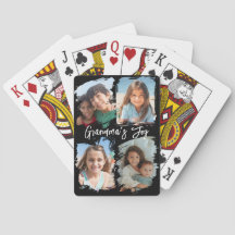 Personalised Grandma 4 Photo Grandkids Gift