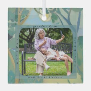 Personalised Grandma and Me Custom Photo Ornament