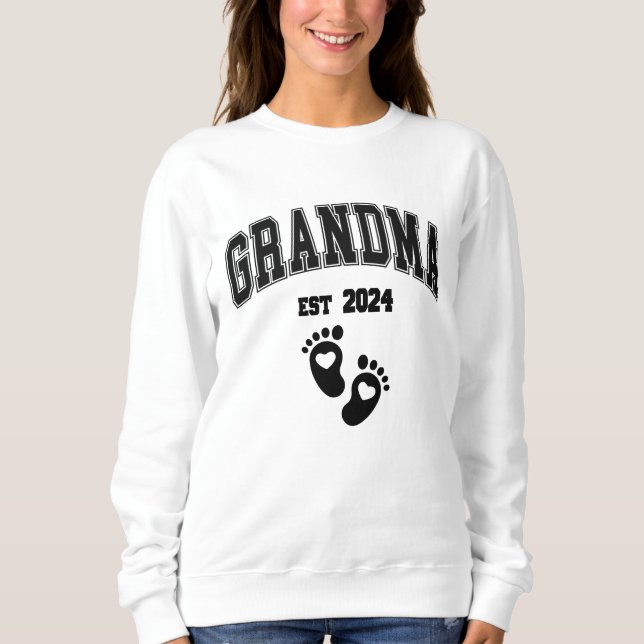 Personalised Grandma Est. Sweatshirt (Front)