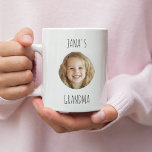 Personalised Grandma Gift | Custom Grandchild Face Coffee Mug<br><div class="desc">Delight Grandma with a heartfelt personalised gift featuring her grandchild's face photo! This unique keepsake is perfect for birthdays, holidays, or just to show how much you care. Create a thoughtful and sentimental gift that celebrates her love for family and makes every moment unforgettable. Customise now for a one-of-a-kind surprise...</div>