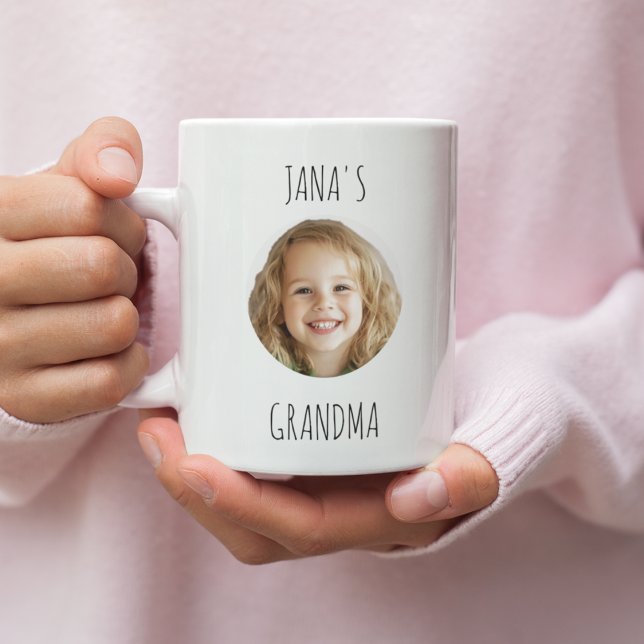 Personalised Grandma Gift | Custom Grandchild Face Coffee Mug (Creator Uploaded)