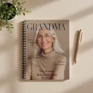 Personalised Grandma Notebook Custom Photo