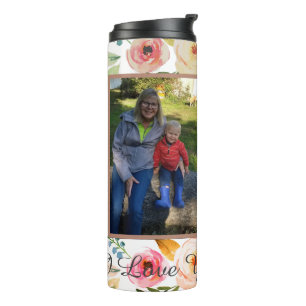 personalised grandma photos thermal tumbler