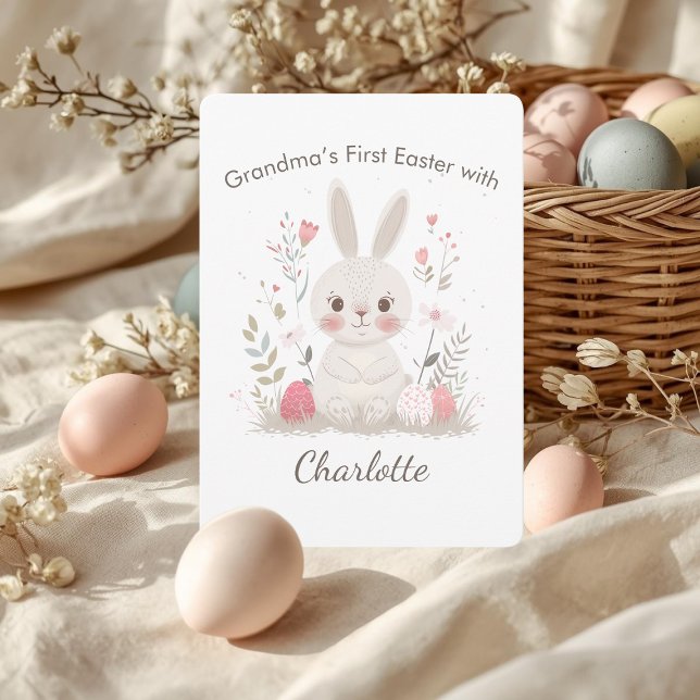 Personalised Grandma’s First Easter Card (Creator Uploaded)