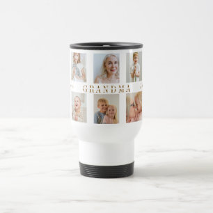Personalised Grandma Travel Mug Custom Photos