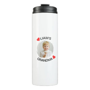 Personalised Grandma Tumbler – Custom Child Face 