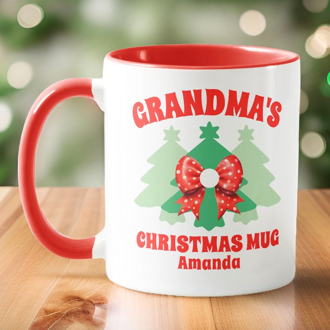 Personalised Grandma's Christmas Mug (Creator Uploaded)