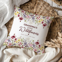 Personalised Grandma's Little Wildflowers Floral
