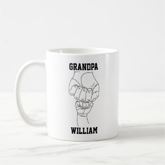 Personalised Grandpa Custom Grandfather Gift Coffee Mug