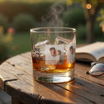 Personalised Grandpa Custom Photo  Whiskey Glass<br><div class="desc">Give Grandpa a gift he’ll truly cherish with this personalised whiskey glass featuring your favourite photos and a heartfelt message. Designed with a clean, modern style, this custom rocks glass makes every drink more special. Perfect for: Father’s Day Grandpa birthday Christmas gift Gift from grandkids ✨ Personalise with: Your photos...</div>