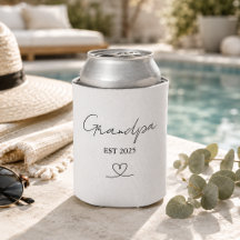 Personalised Grandpa EST Year | Can Cooler