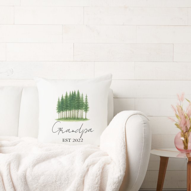 Personalised “Grandpa Est. [Year]” -  Cushion (Couch)