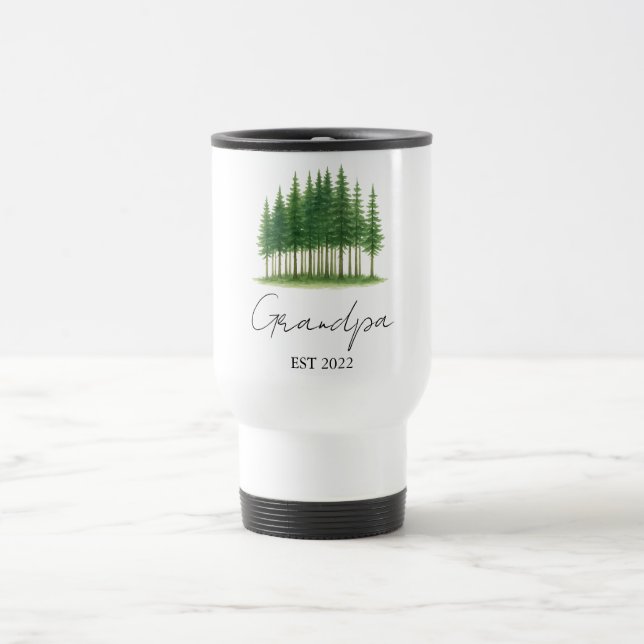 Personalised “Grandpa Est. [Year]” -  Travel Mug (Center)