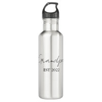 Personalised “Grandpa Est. [Year]” Water Bottle 