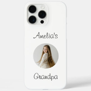 Personalised Grandpa Gift – Grandchild Face -  iPhone 16 Pro Max Case